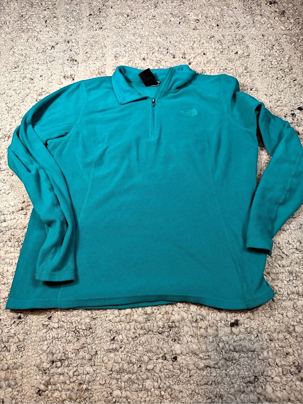 The North Face Polartec Classic quarter-zip fleece Quarter-Zip Fleece in Teal